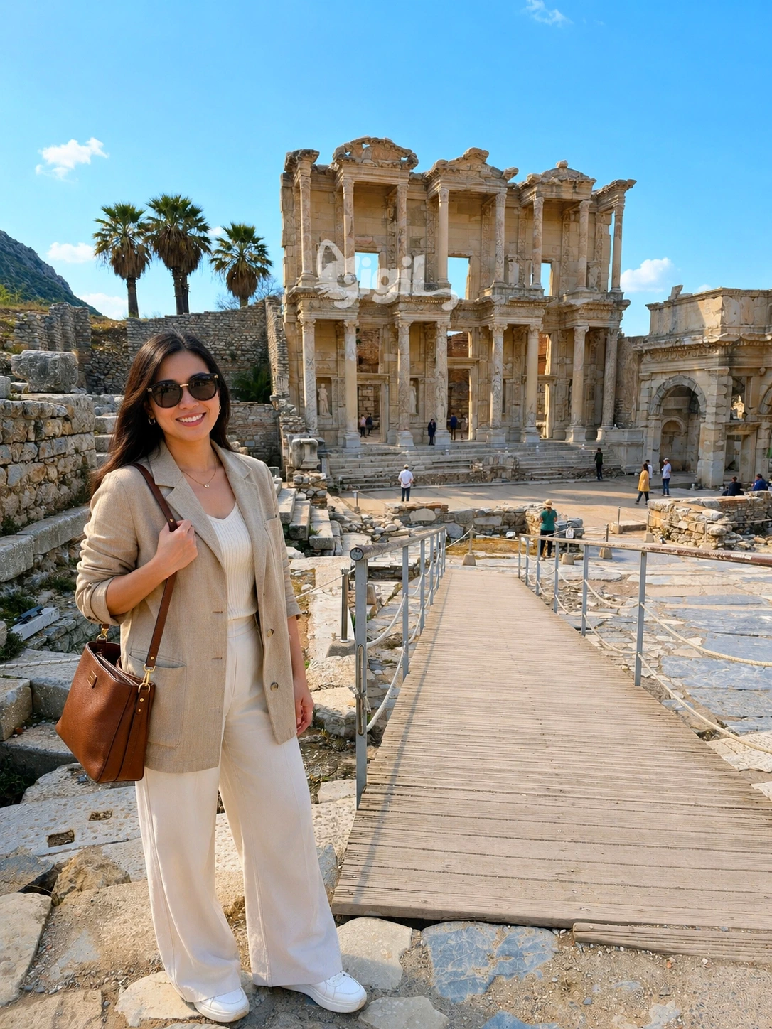 Celsus Library in the Old City Setting
