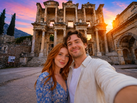 House of Virgin Mary, Seven Sleepers, Ephesus & St. John Basilica Group Day Tour from Bodrum