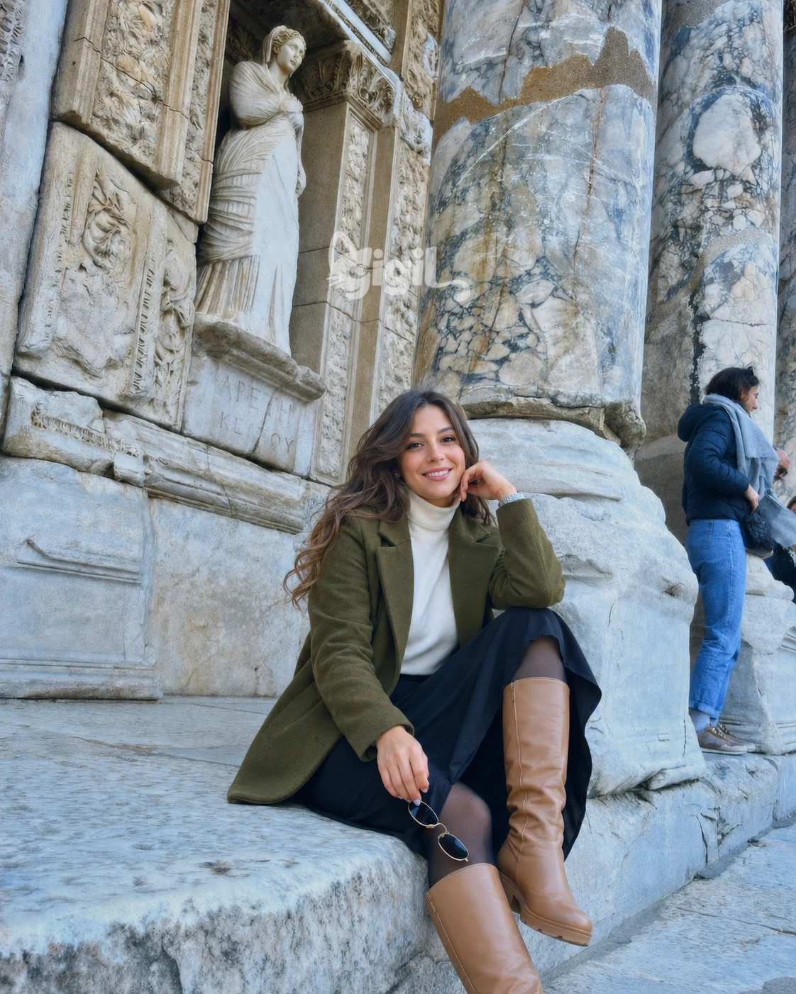 Celsus Library Within the Ancient Site