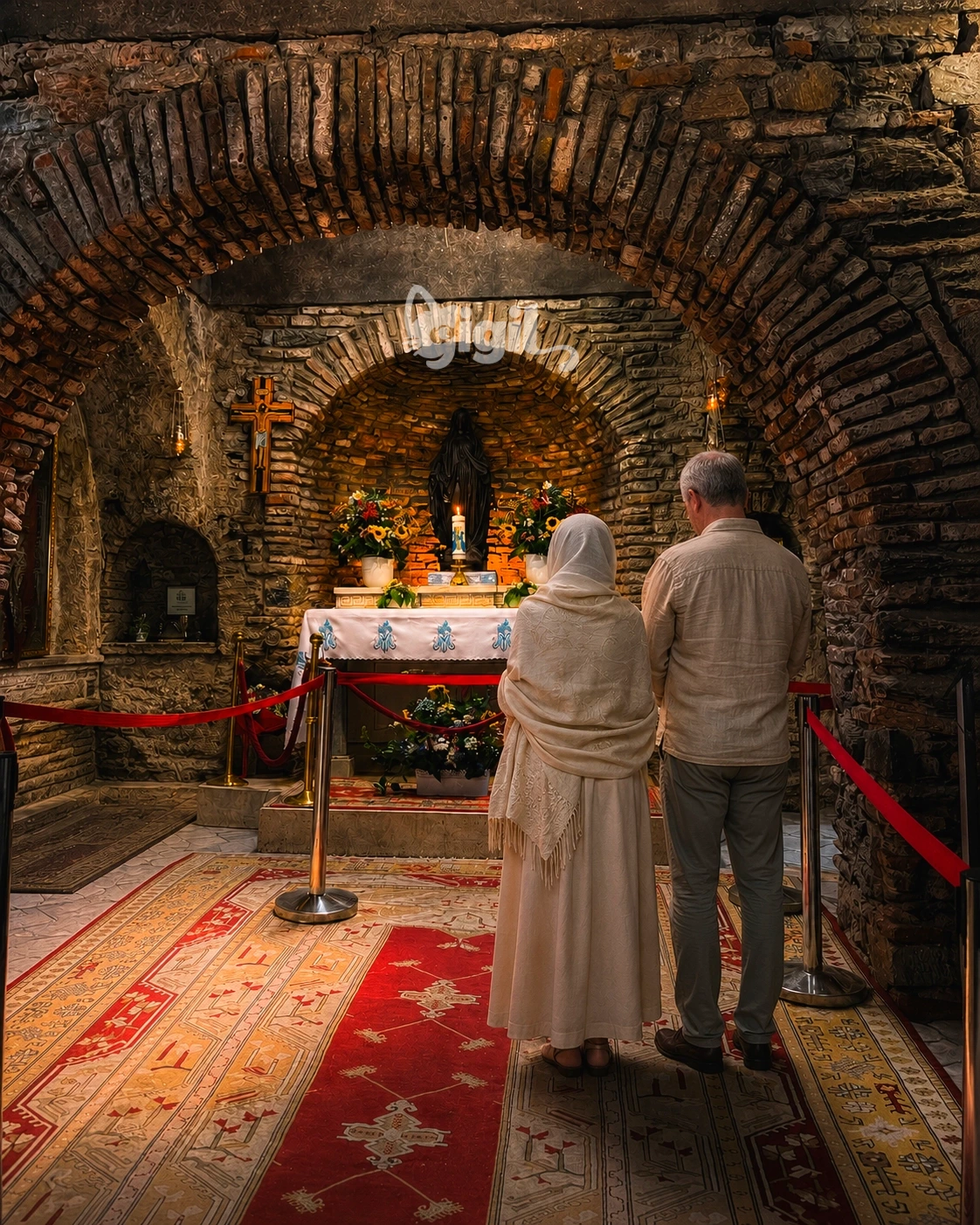 House of Virgin Mary Chapel Altar View