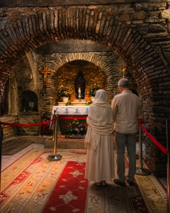 House of Virgin Mary, Seven Sleepers, Ephesus & St. John Basilica Group Day Tour from Goreme by Flight