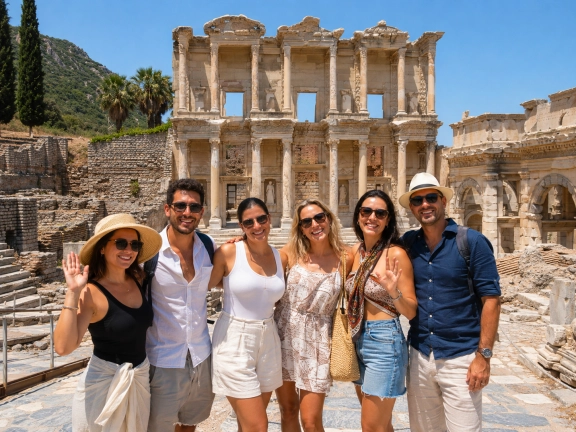 House of Virgin Mary, Seven Sleepers, Ephesus & St. John Basilica Group Day Tour from Hisaronu Fethiye