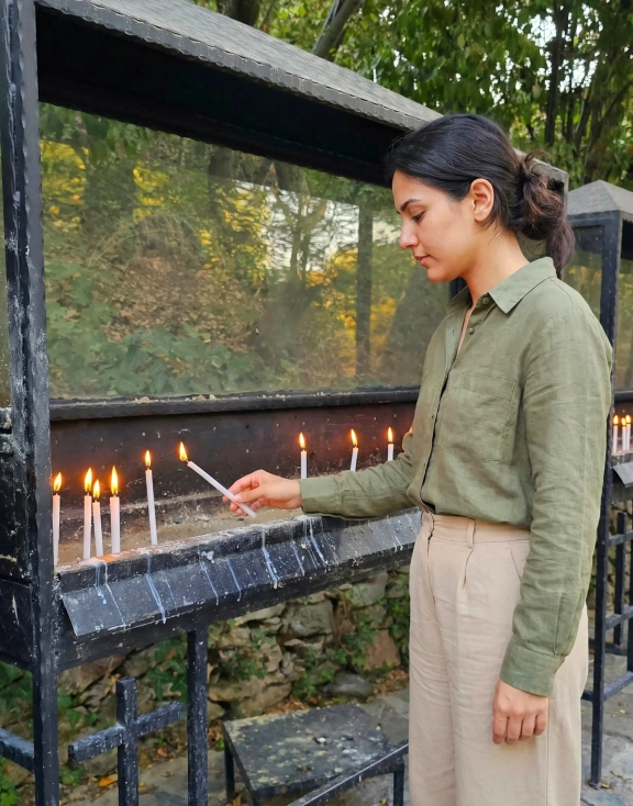 Votive Candles at House of Virgin Mary