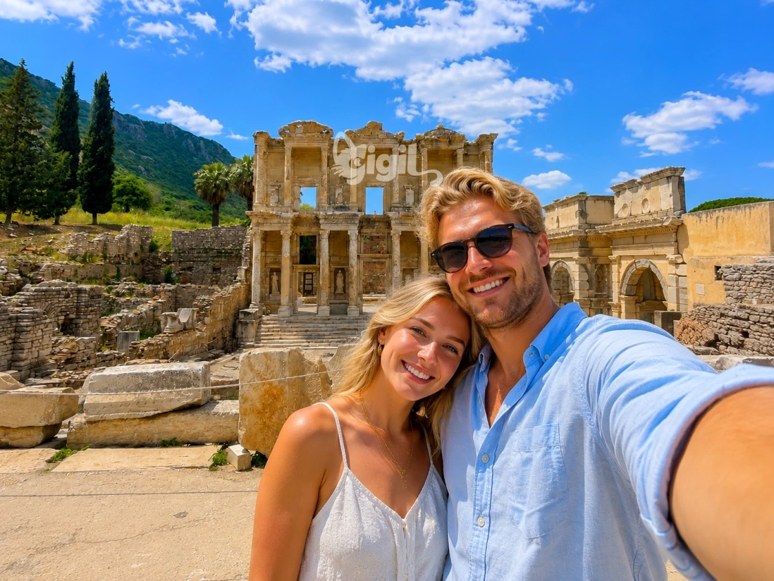 Ancient Knowledge Setting at Celsus Library