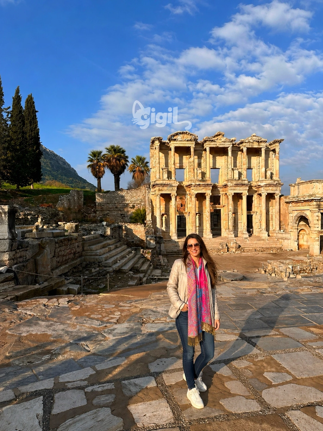Library of Celsus Ancient Street View