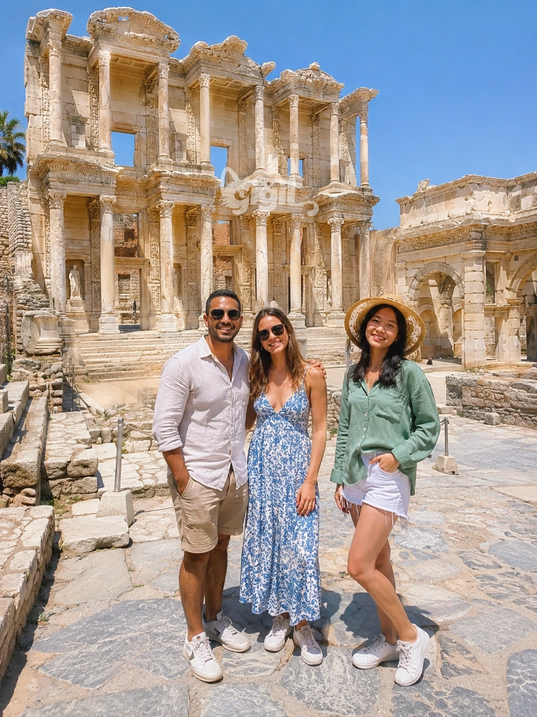 Library of Celsus Facade Perspective