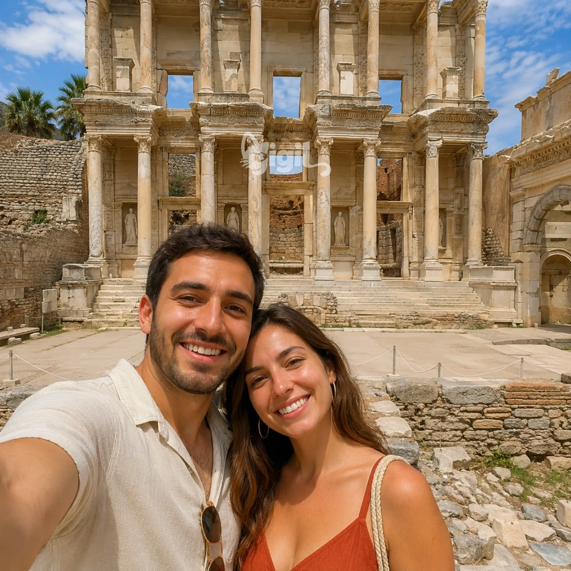 Library of Celsus Heritage Perspective