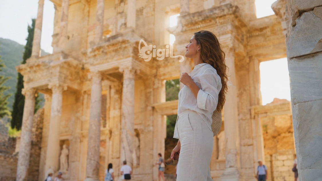 Library of Celsus Heritage Scene