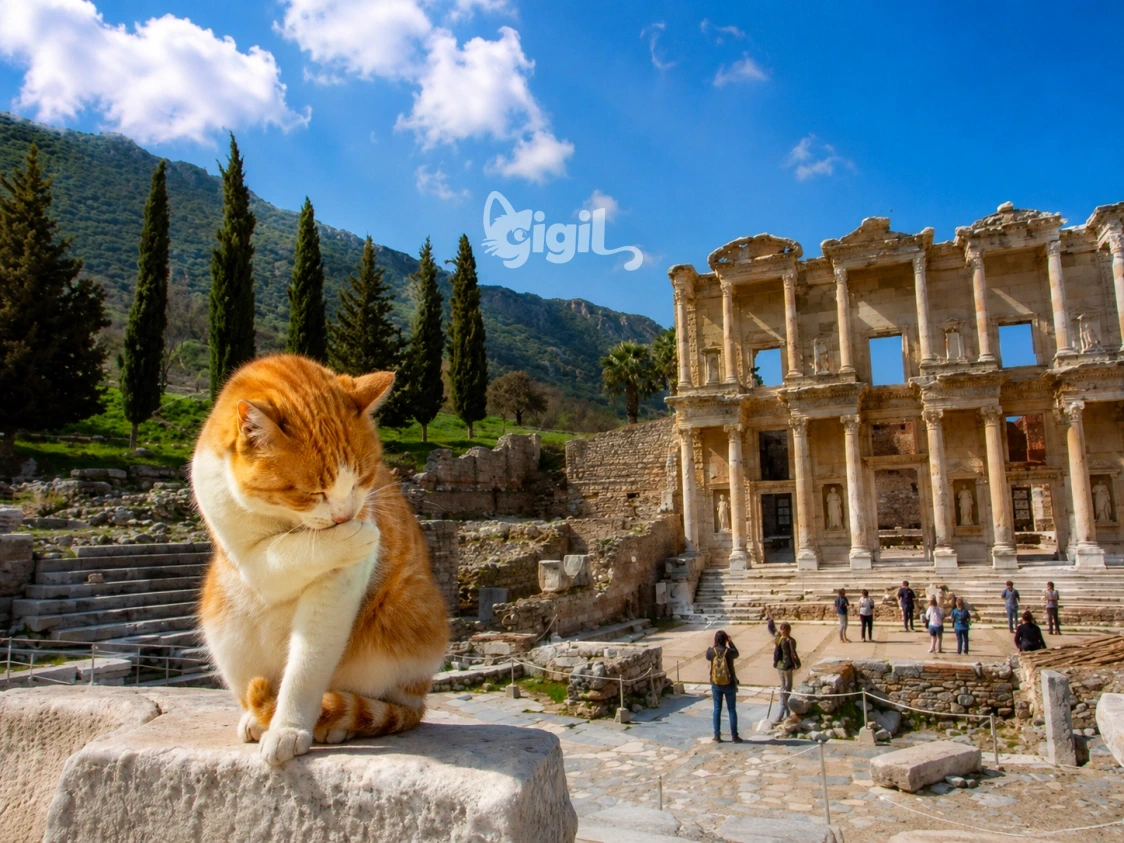 Library of Celsus Heritage Stone Detail