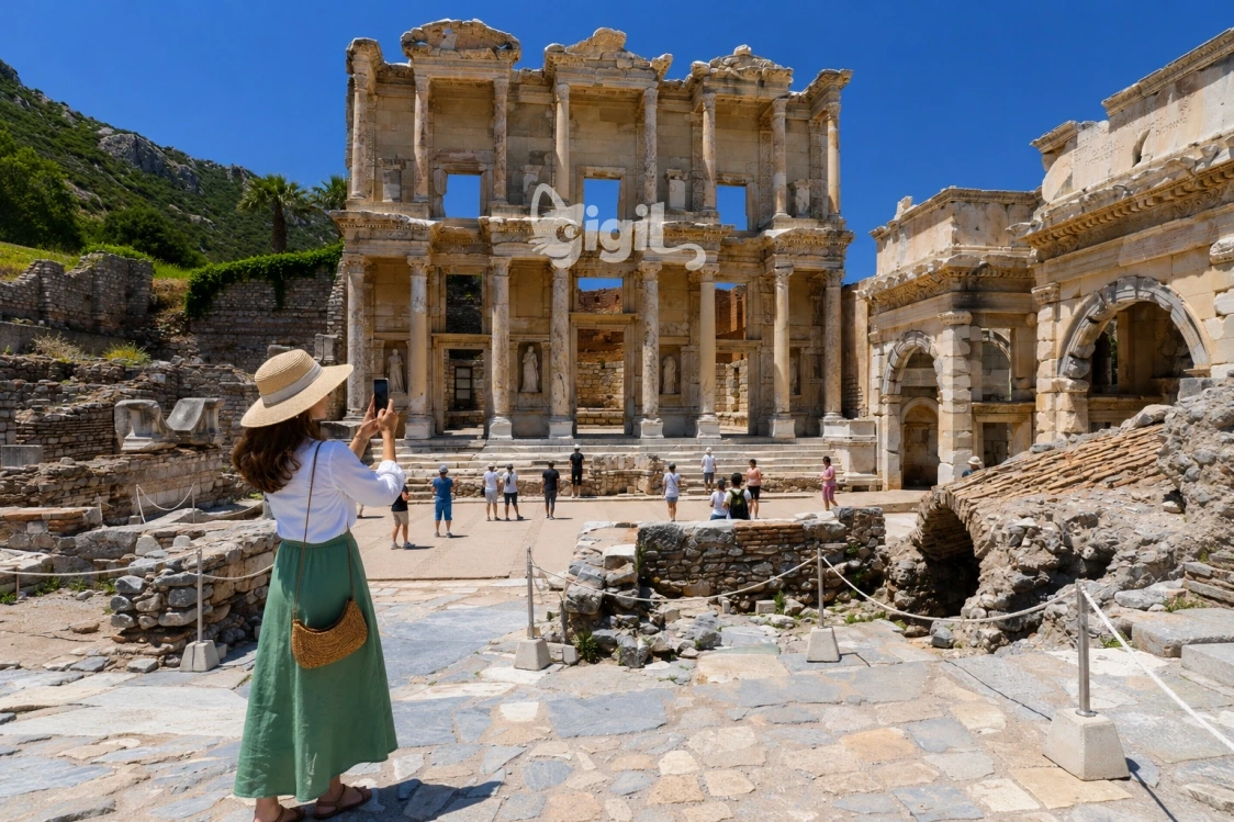 Library of Celsus Monument Walkway