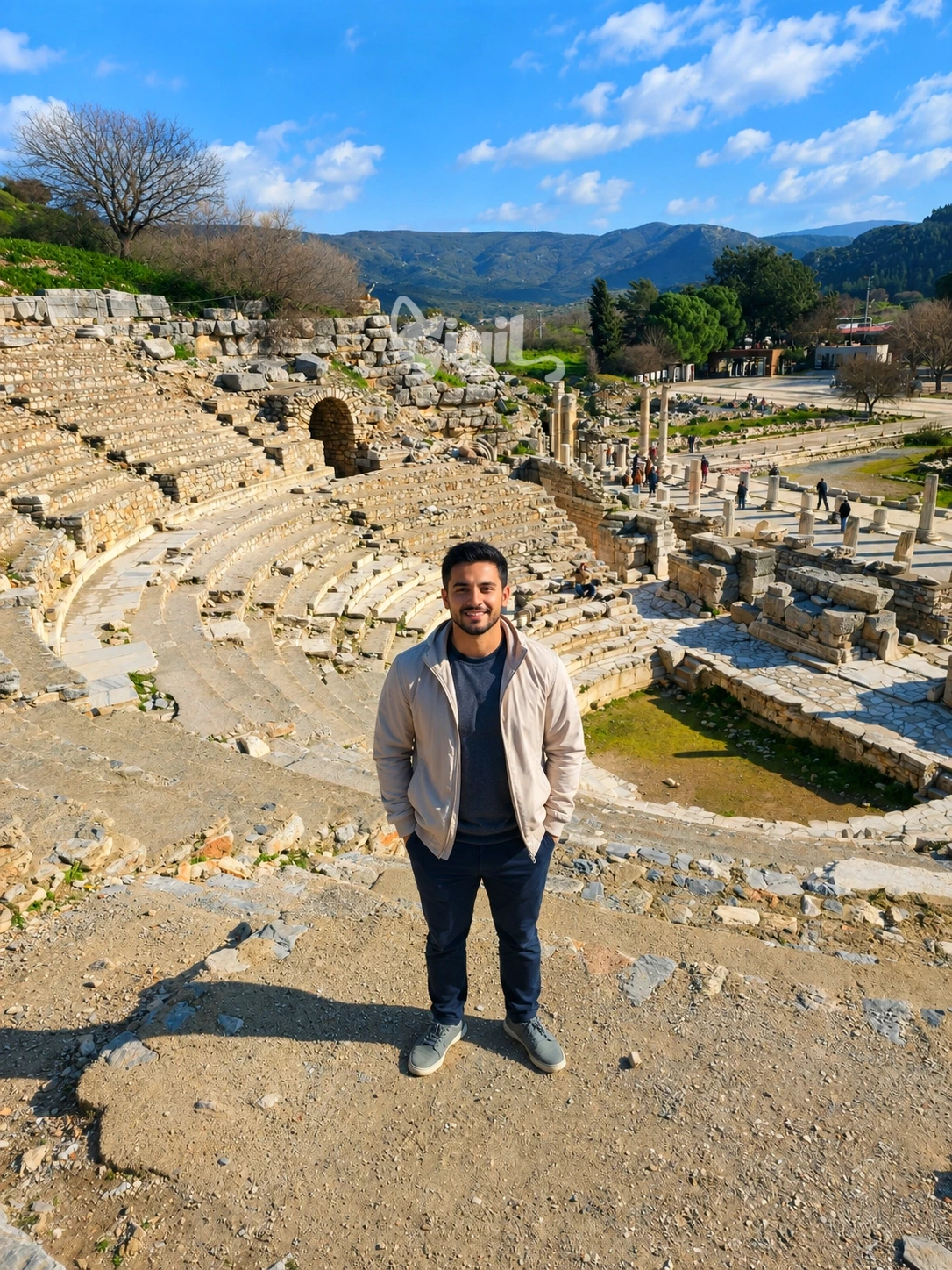 Odeon View Across Ancient Seats