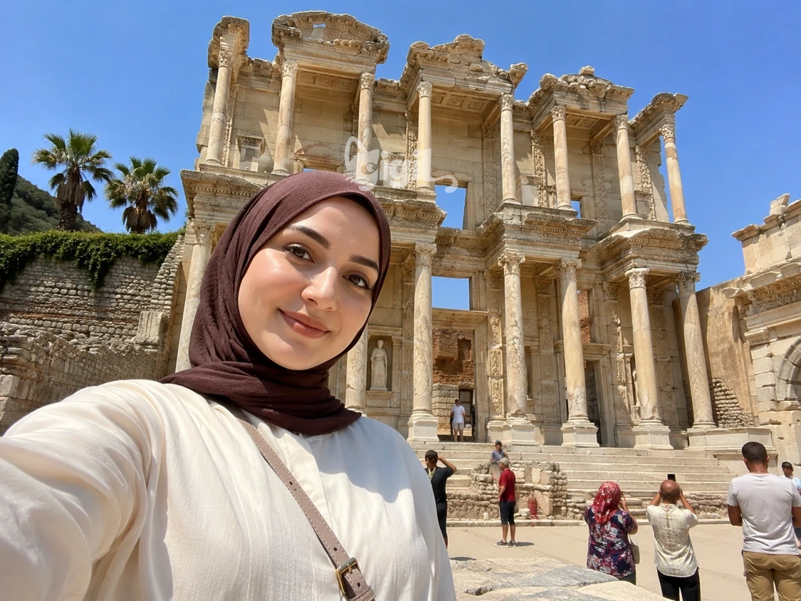 Stone Architecture of the Library of Celsus
