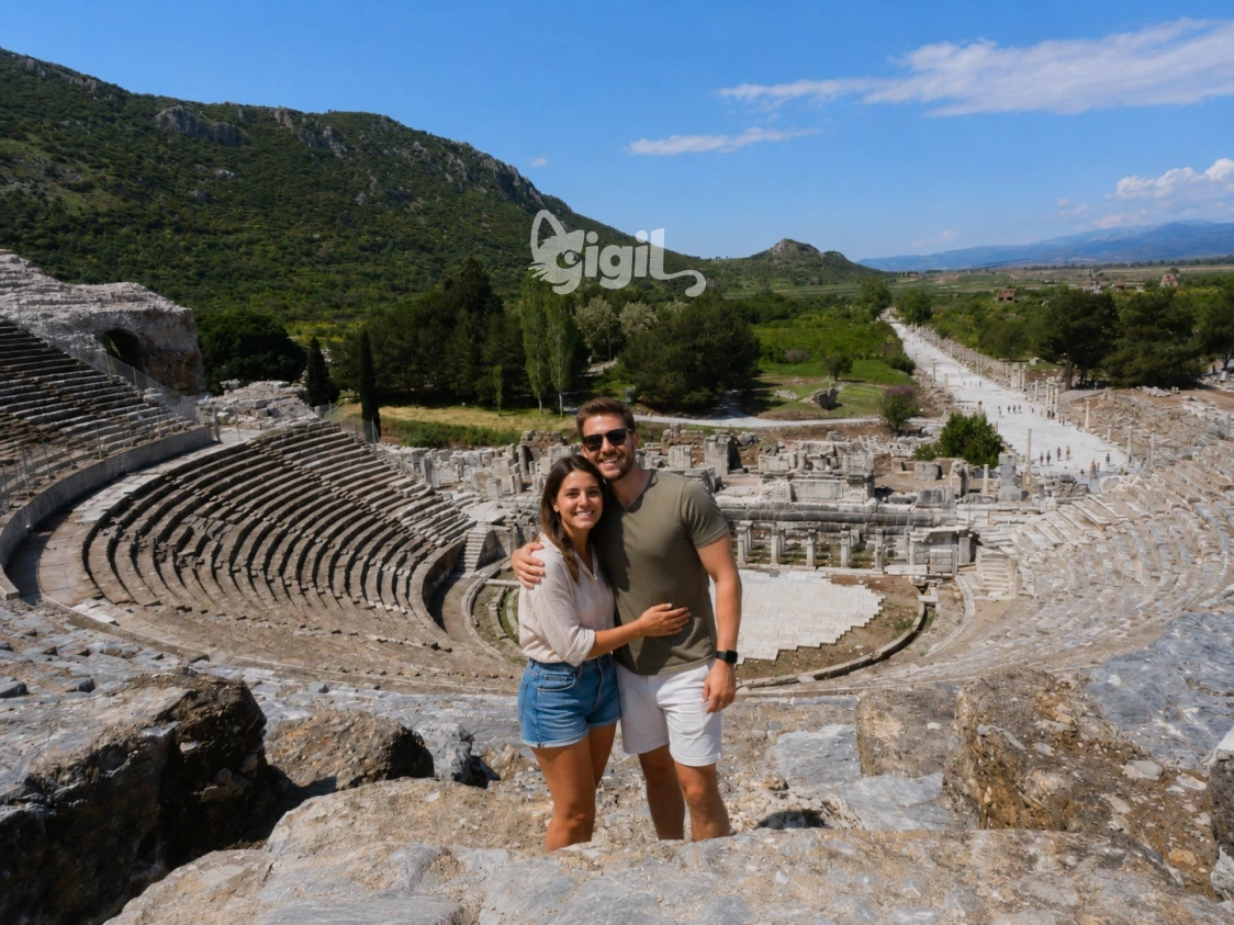 Grand Theatre View Across Ancient Seats