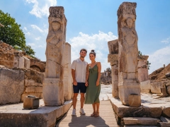 2-Day Ephesus, Terrace Houses & Temple of Artemis Group Tour from Kemer by Transfer Vehicle