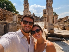 Ephesus, Terrace Houses and Temple of Artemis 2-Day Small-Group Ferry Package from Leros to Izmir