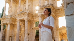 Ephesus, Terrace Houses & Temple of Artemis Group Package from Uludag by Bus