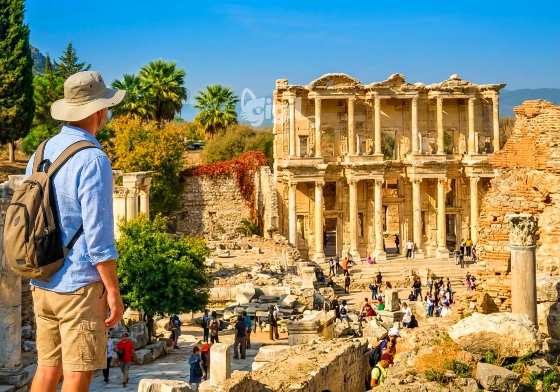 Roman Architecture of the Celsus Library