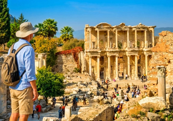 2-Day Small Group Ephesus, Terrace Houses & Temple of Artemis Tour from Fethiye by Bus