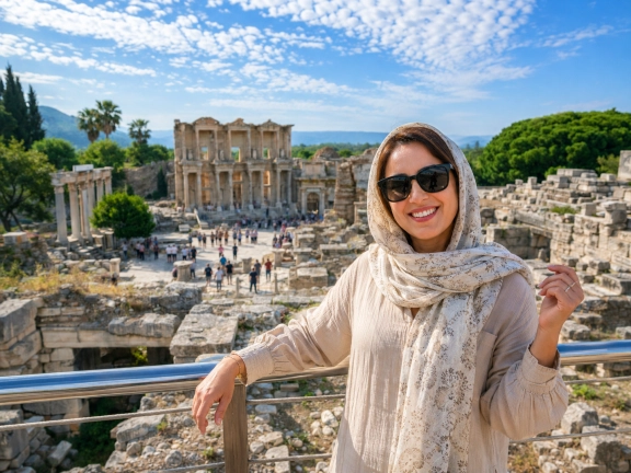 Private Ephesus Terrace Houses Bus Package