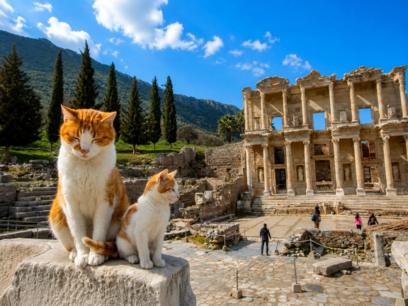 2-Day Private Ephesus, Terrace Houses & Temple of Artemis Tour from Side by Bus