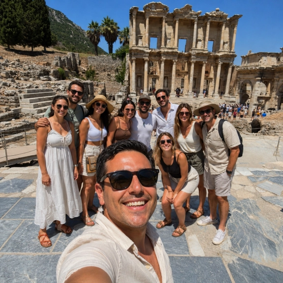 Private Ephesus Terrace Houses Bus Package