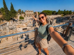 2-Day Private Ephesus, Terrace Houses & Temple of Artemis Tour from Kemer by Transfer Vehicle