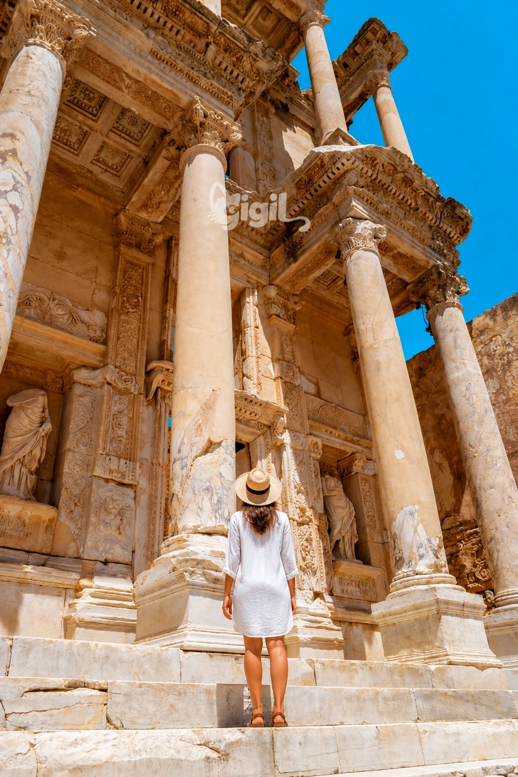 Celsus Library Historic Ruin Setting