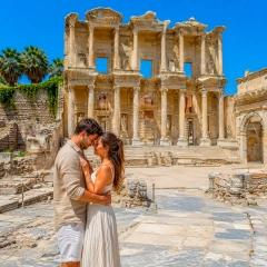 Private Ephesus, Terrace Houses & Temple of Artemis 2-Day Ferry Package from Patmos to Izmir