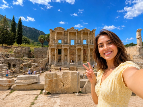 2-Day Private Ephesus, Terrace Houses & Temple of Artemis Tour from Icmeler