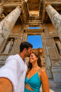 Private Ephesus, Terrace Houses & Temple of Artemis Bus Day Tour from Bodrum by Bus