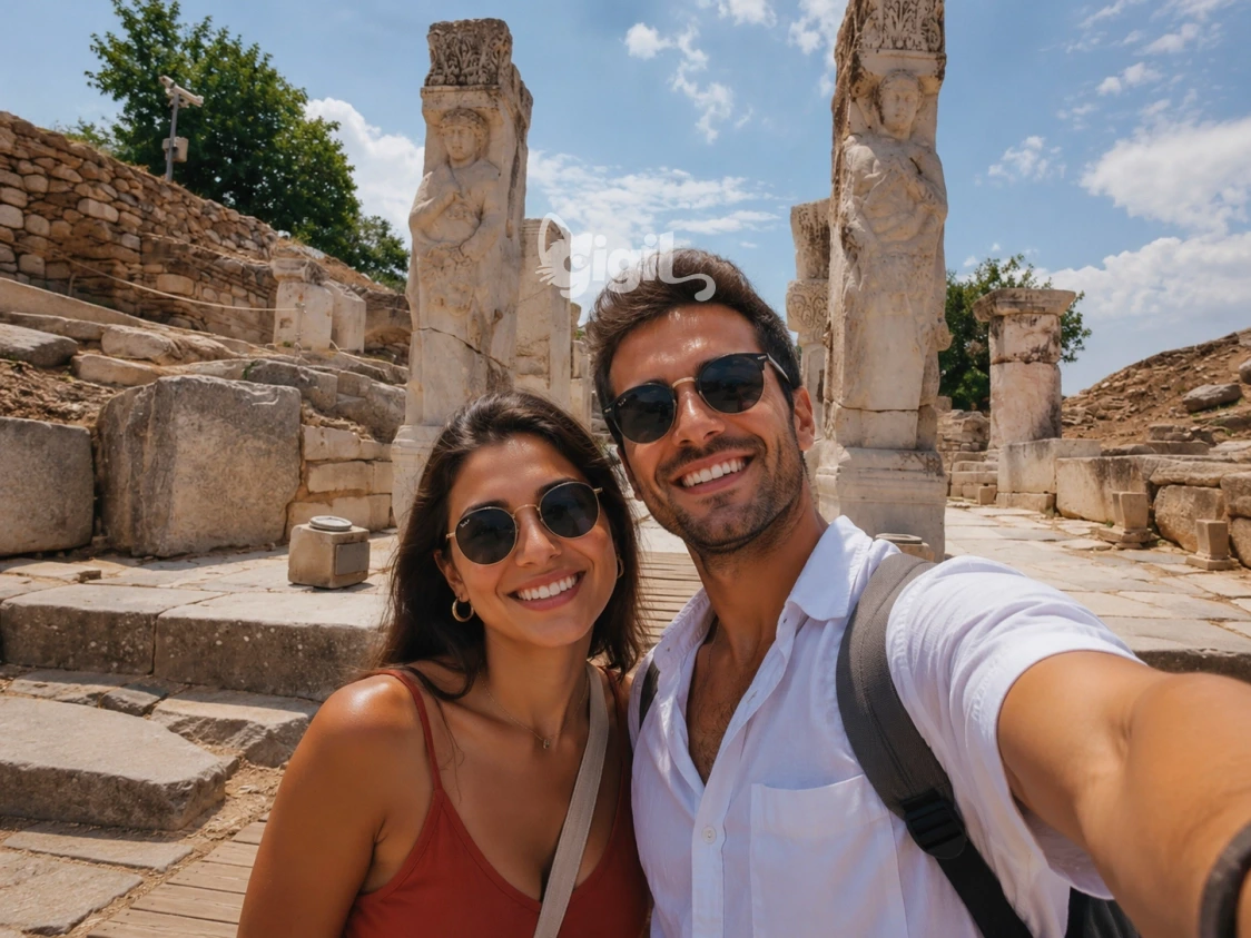 Heracles Gate Stone Passage in Ephesus