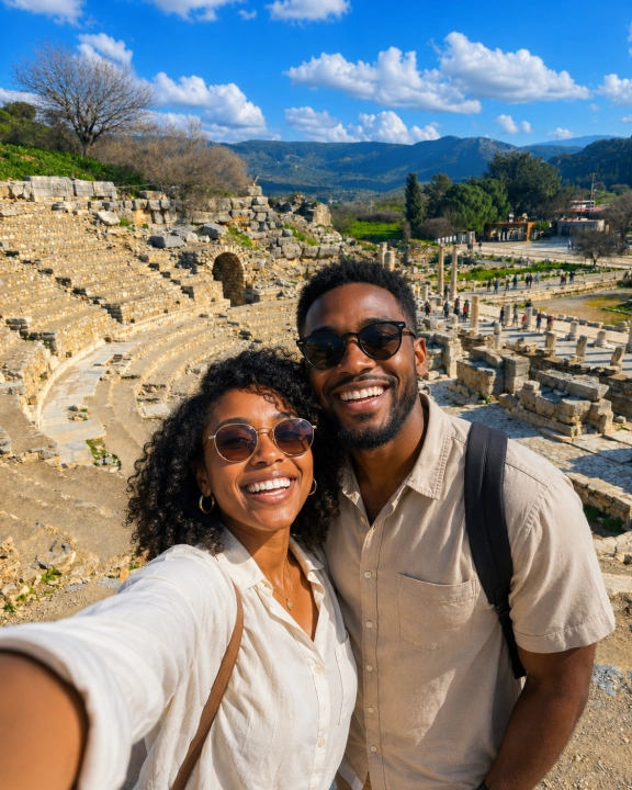 Private Ephesus, Terrace Houses and Temple of Artemis Conditional Same-Day Ferry Tour from Chios