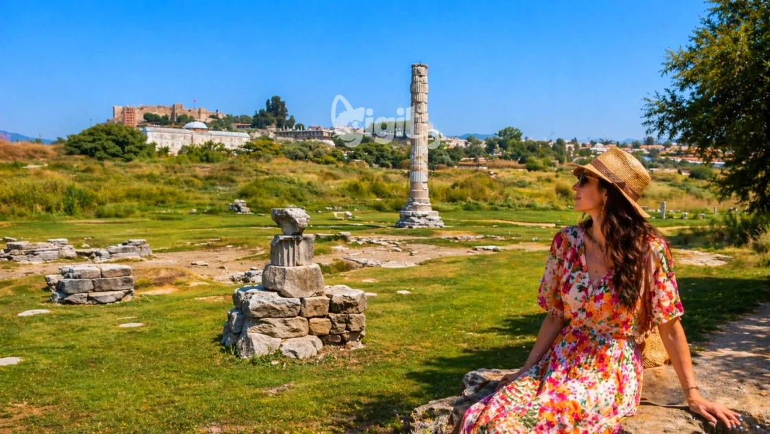 Temple of Artemis Landscape View