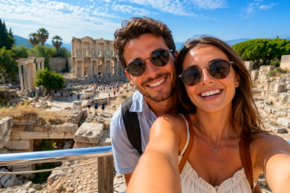Ephesus, Terrace Houses, House of Virgin Mary & Temple of Artemis 2-Day Group Ferry Package from Patmos to Izmir