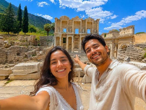 Celsus Library Architectural Relief