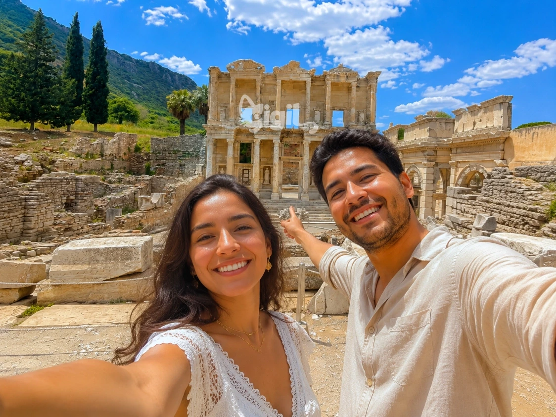 Celsus Library Architectural Relief