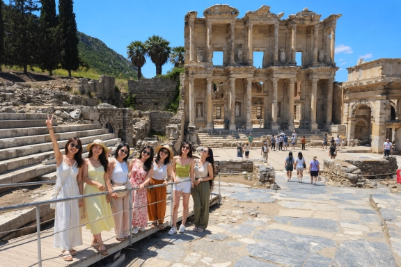 Small-Group Ephesus Bus Package from Turunc