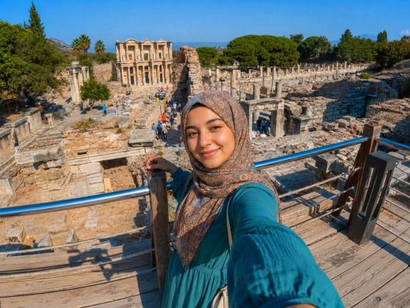 2-Day House of Virgin Mary, Ephesus, Terrace Houses and Temple of Artemis Small-Group Ferry Package from Kos