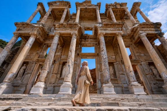 Ephesus, Terrace Houses, House of Virgin Mary & Temple of Artemis 3-Day Group Ferry Package from Patmos Port