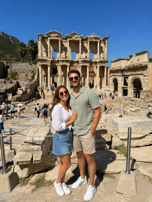 Small Group Overnight Ephesus, Terrace Houses, Virgin Mary and Artemis Tour from Antalya by Bus