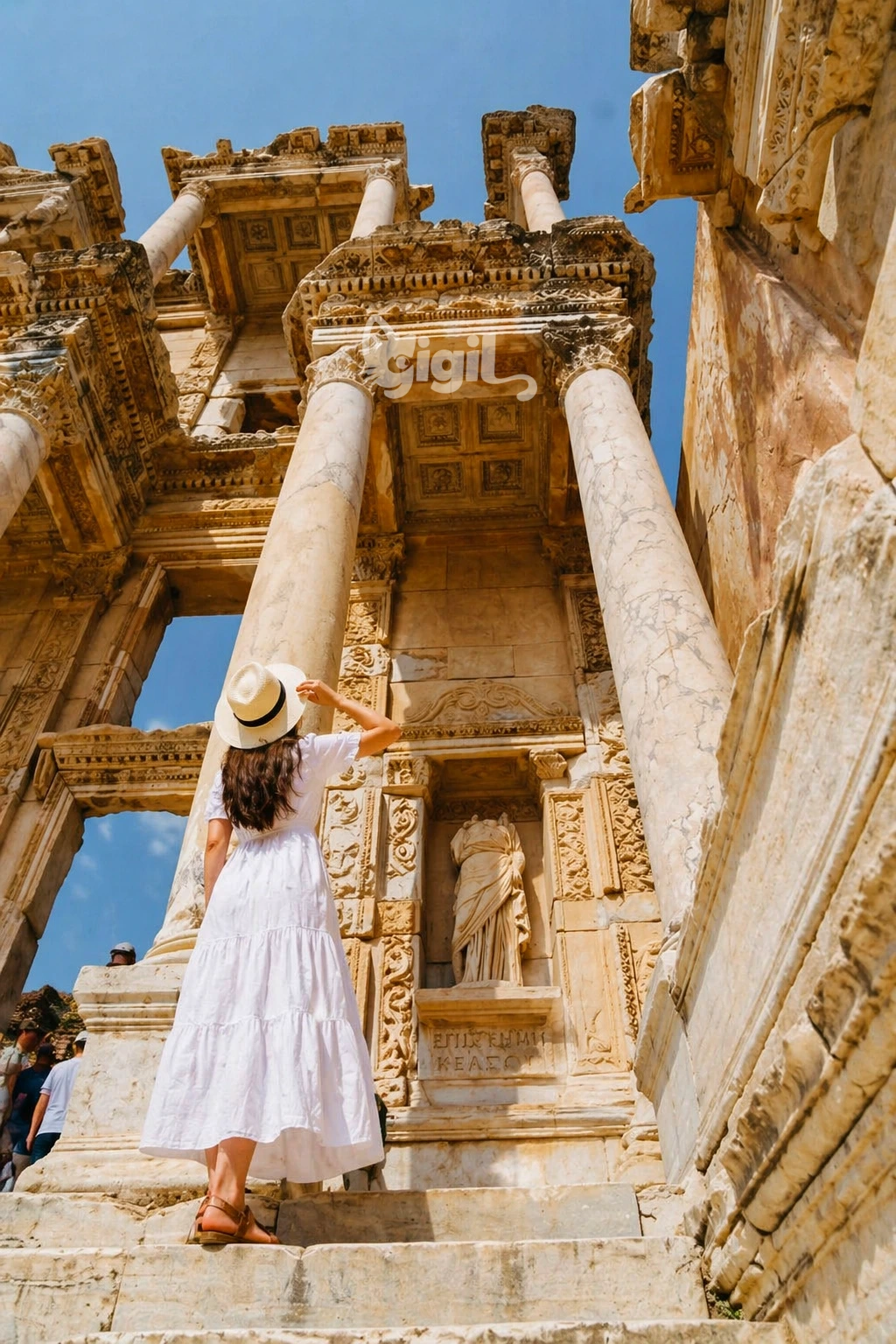 Celsus Library Landmark View in Ephesus