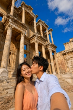 Ephesus, Terrace Houses, House of Virgin Mary & Temple of Artemis 2-Day Small-Group Ferry Package from Leros to Izmir
