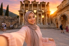 2-Day House of Virgin Mary, Ephesus, Terrace Houses and Temple of Artemis Small-Group Ferry Package from Chios