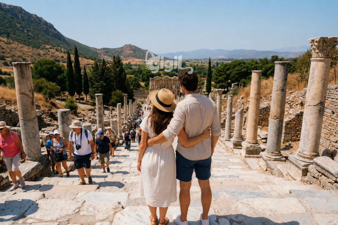 Curetes Street in Ephesus Ancient City