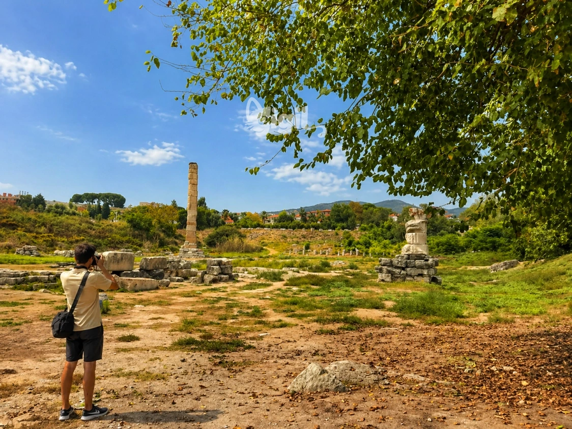 Temple of Artemis Heritage Site Scene