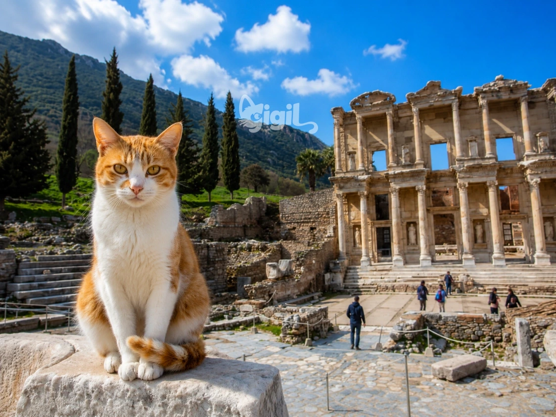 Celsus Library Ancient Pathway View