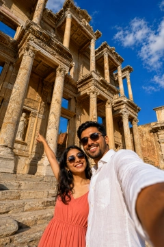 Ephesus, Terrace Houses, House of Virgin Mary & Temple of Artemis 2-Day Return Private Ferry Package from Vathy Port