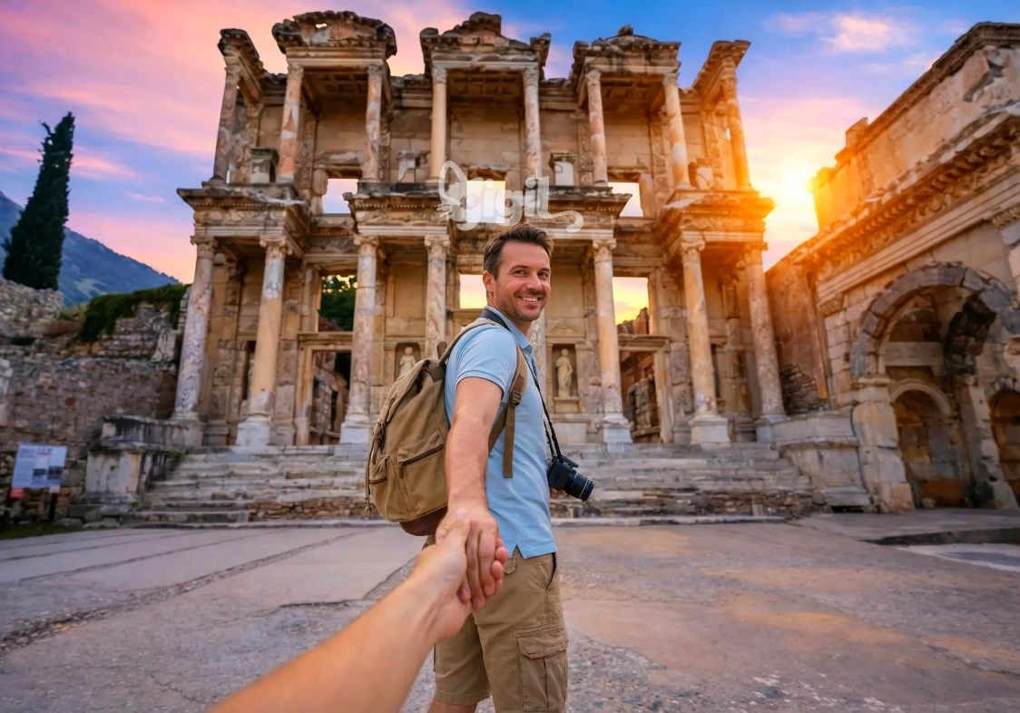 Celsus Library in the Roman City