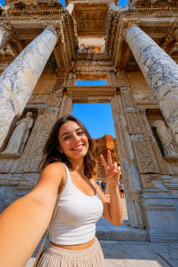 Private Ephesus, Terrace Houses, Virgin Mary and Artemis Day Tour from Kemer by Flight