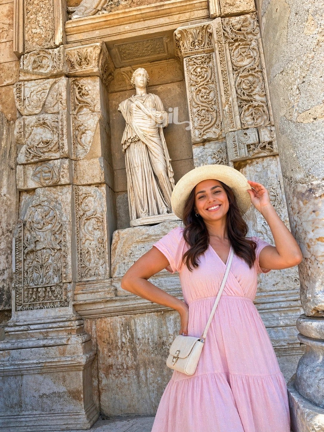 Celsus Library Urban Ruins Setting
